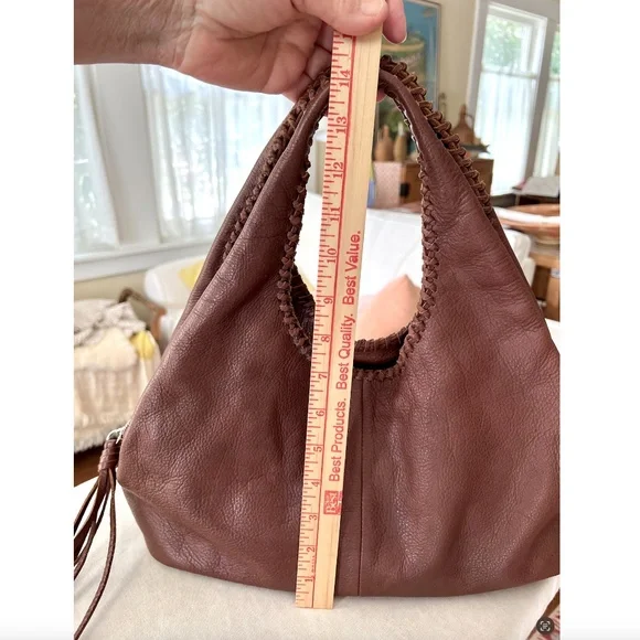Vintage BANANA REPUBLIC Genuine Leather Bag in Brown - Great Condition! - Picture 11 of 11